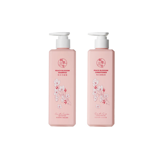 Peach Blossom Hair care Shampoo and Conditioner Set (1 pc each)