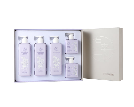 Seven Flowers Luxe Nourishing and Cleansing Hair and Body Set