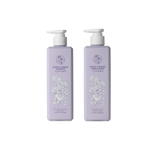 Seven Flower Hair care Shampoo and Conditioner Set (1 pc each)