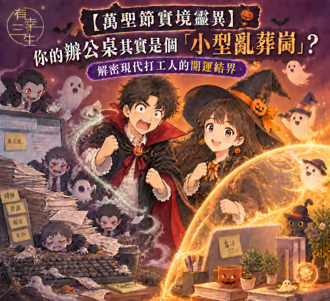【萬聖節實境靈異】你的辦公桌其實是個「小型亂葬崗」？解密現代打工人的開運結界 !